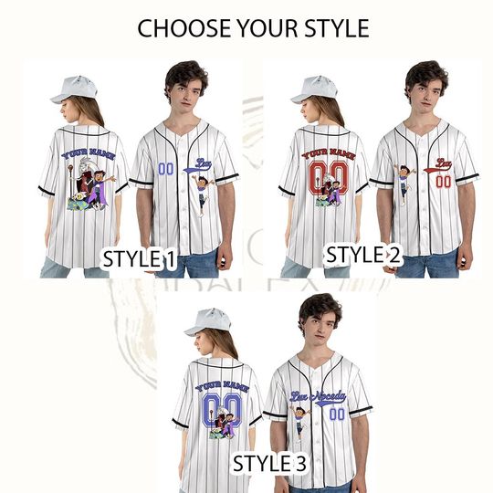 Custom Owl House Baseball Jersey  Personalized Luz, Eda & King Jersey Shirt