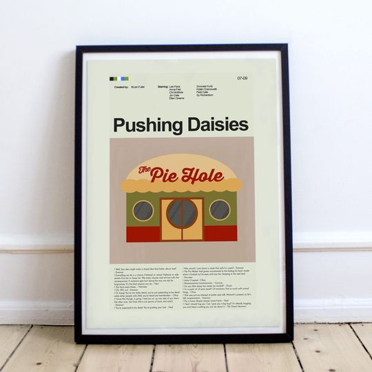 Pushing Daisies - The Pie Hole | 12"x18" or 18"x24" Print only