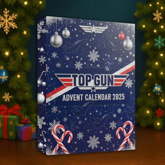 Top Gun Advent Calendar 2025, Maverick And Goose Advent Calendar, Christmas Advent Calendar, Christmas Countdown Gift.