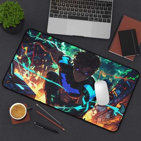 Nightwing Mouse Pad - Batman Inspired Gaming Desk Mat