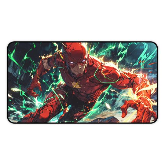 The Flash Superhero Desk Mat