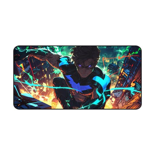 Nightwing Mouse Pad - Batman Inspired Gaming Desk Mat