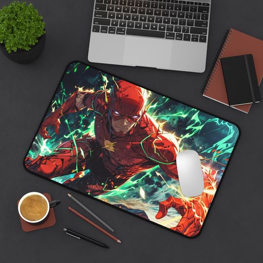 The Flash Superhero Desk Mat