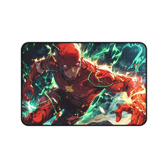 The Flash Superhero Desk Mat