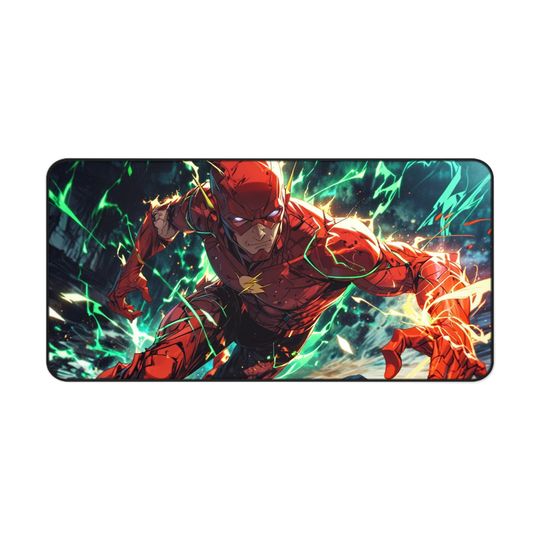 The Flash Superhero Desk Mat