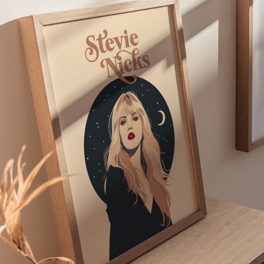 Stevie Nicks Minimal Design Wall Art Poster