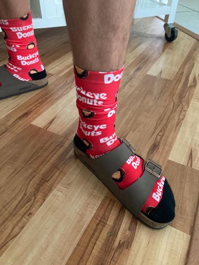 Buckeye Donuts Socks