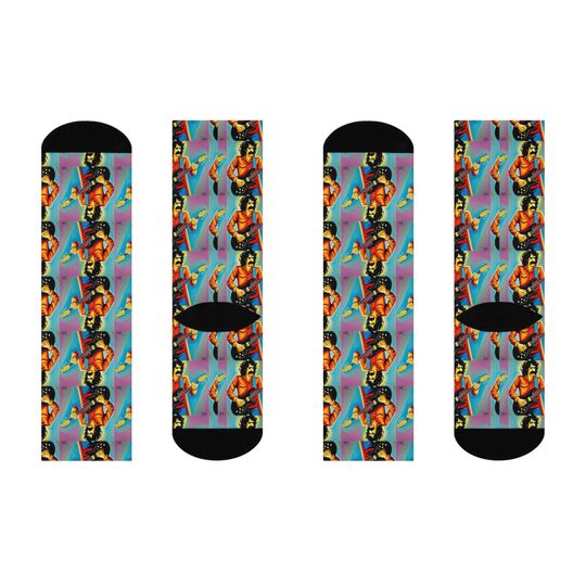 Music Legends Frank Zappa Cushioned Crew Socks