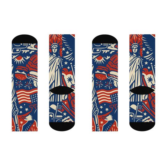 American 4th of July Socks
