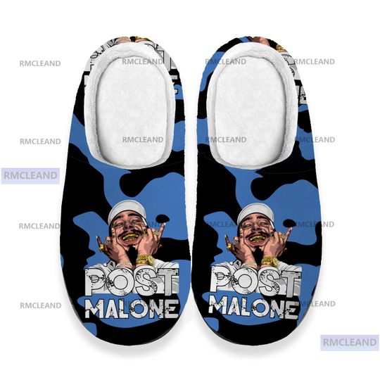 Post Malone 3D All Over Print Slipper, Post Malone Indoor Slipper, Christmas Slipper, Winter Slipper