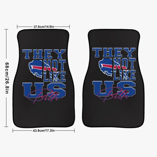 Bills. Car Floor Mats - 2Pcs
