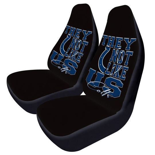 Colts Microfiber Car Seat Covers - 2Pcs