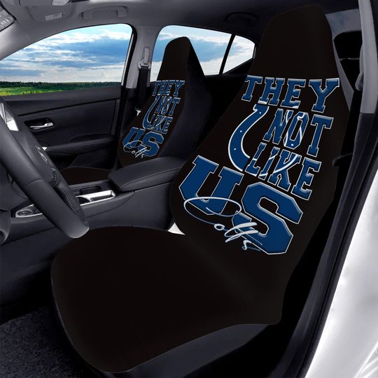 Colts Microfiber Car Seat Covers - 2Pcs