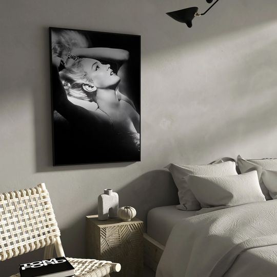 Marilyn Monroe Poster, Marilyn Monroe Wall Art, Girly Wall Art
