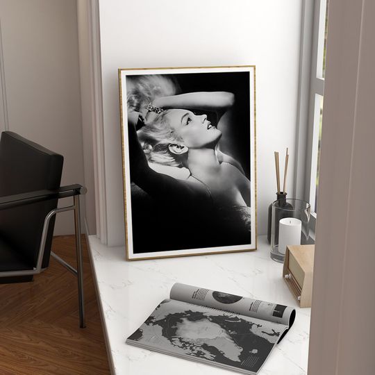 Marilyn Monroe Poster, Marilyn Monroe Wall Art, Girly Wall Art
