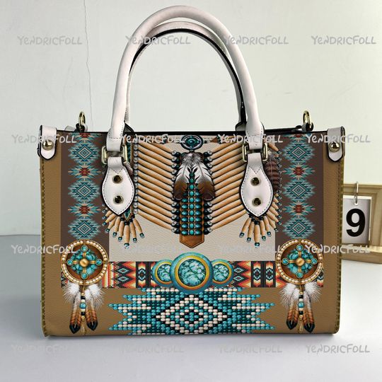 Native American Women Leather Bag, Native American Bags Purses, Native American Leather Handbag, Women Handbag