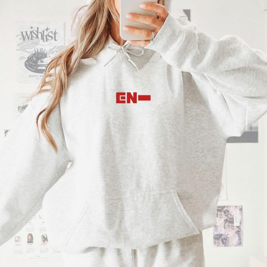 Enhypen Kpop Concert Merch Double Sided Hoodie