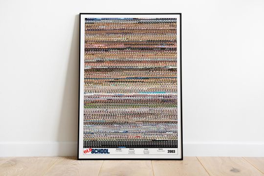 Old School Full Movie Poster Print Vertical Premium Matte