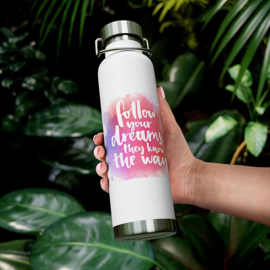 Copper Vacuum Insulated Bottle, 22oz