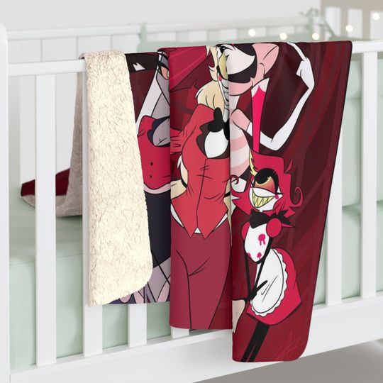 Hazbin Hotel Blanket, Hazbin Hotel Fan Gift