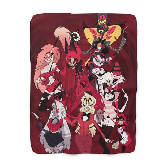 Hazbin Hotel Blanket, Hazbin Hotel Fan Gift