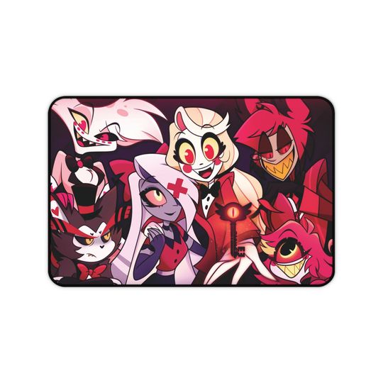 Hazbin Hotel Desk Mat, Hazbin Hotel Decor