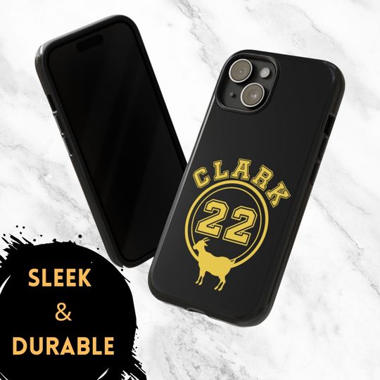 Clark 22 Goat Iowa Phone Case Basketball