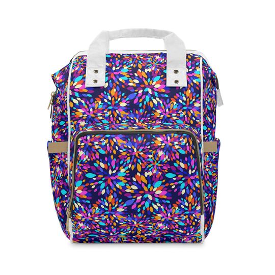 Floral Diaper Backpack, Go to School Gift