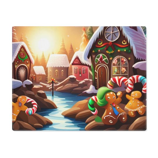 Gingerbread Town Placemats