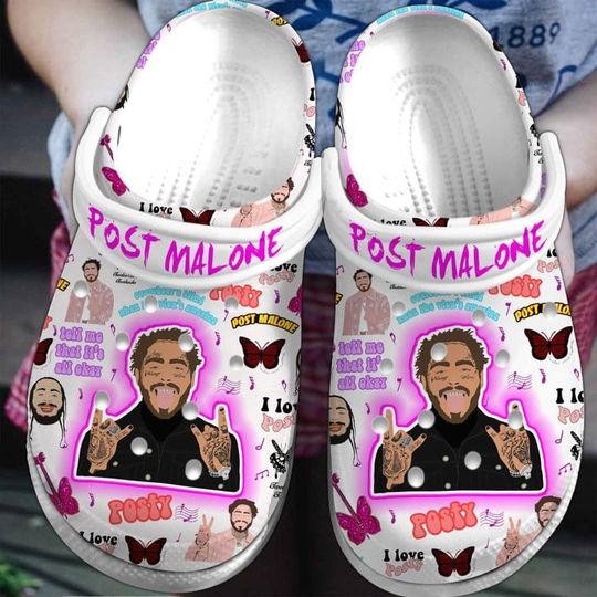 Post Malone Music Clogs, Post Malone Shoes, Post Malone Clogs