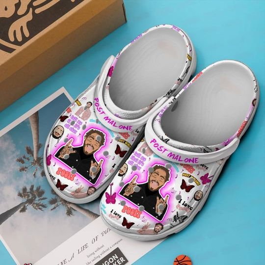 Post Malone Music Clogs, Post Malone Shoes, Post Malone Clogs