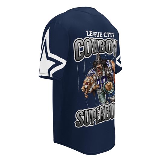 Cowboys super bowl Recycled baseball jersey