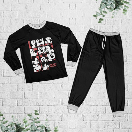 Mickey Mouse Raglan Pajamas Set, Disney Mickey Pajamas Set