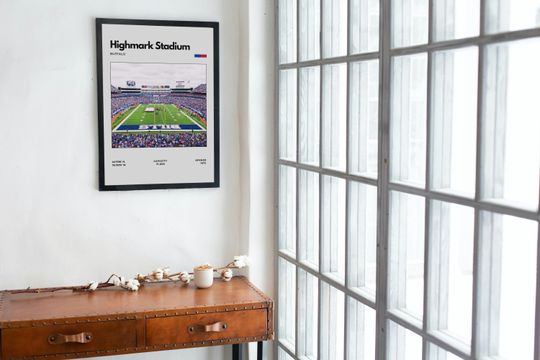 Highmark Stadium Buffalo Bills Poster - Vertical Matte Poster