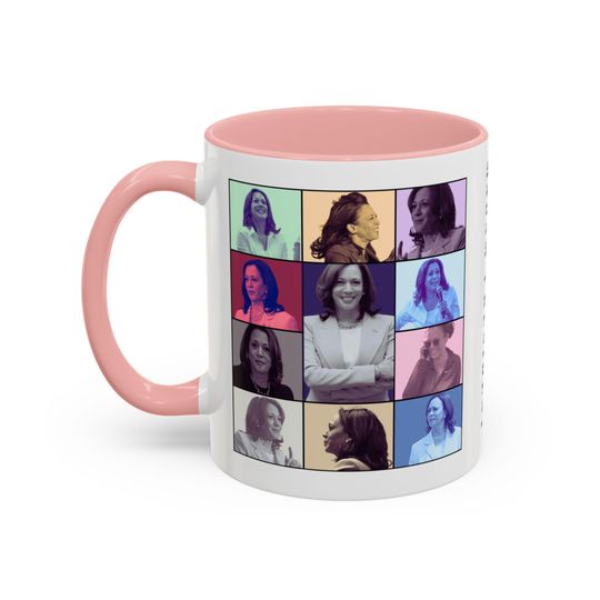 Kamala Harris Madam President Eras Tour syle Accent Coffee Mug