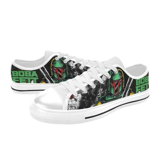 Boba Fett Low Top Sneakers, Star Wars Sneakers