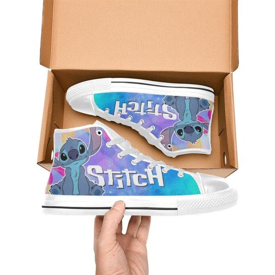 Stitch High Top Sneakers, Stitch And Lilo Sneakers