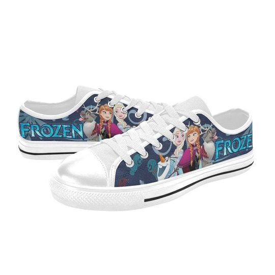 Elsa and Anna Low Top Sneakers, Froze Low Top Sneakers