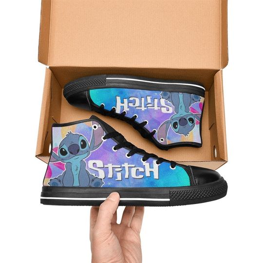 Stitch High Top Sneakers, Stitch And Lilo Sneakers