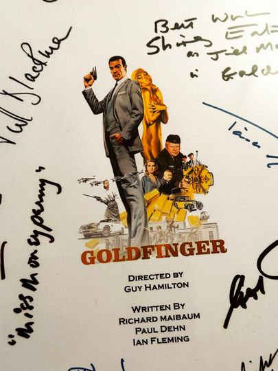 GOLD, FINGER Movie Notebooks, Birthday Gift, Movie Gift, Film Script, Autographs, Cinema, Gift, Present