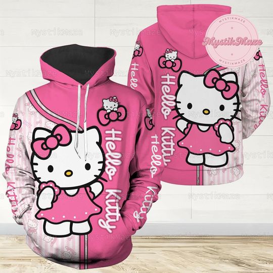 Hello Kitty Hoodie Legging  Set, Hello Kitty Adult Hoodie, Hello Kitty Womens Legging, Kitty Cat Hoodie, Kitty Cat Legging, Hello Kitty Gift