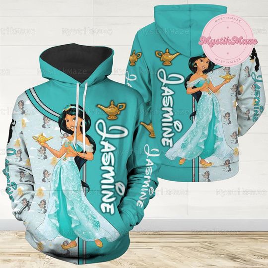 Jasmine Hoodie Legging, Aladdin Hoodie, Jasmine Womens Legging, Jasmine Disney Adult Hoodie