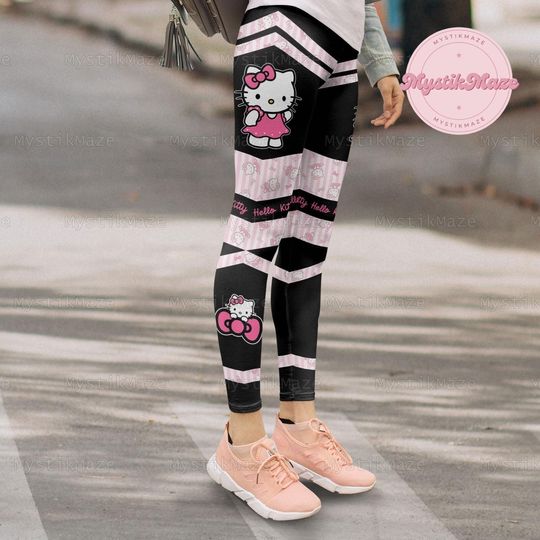 Hello Kitty Hoodie Legging  Set, Hello Kitty Adult Hoodie, Hello Kitty Womens Legging, Kitty Cat Hoodie, Kitty Cat Legging, Hello Kitty Gift