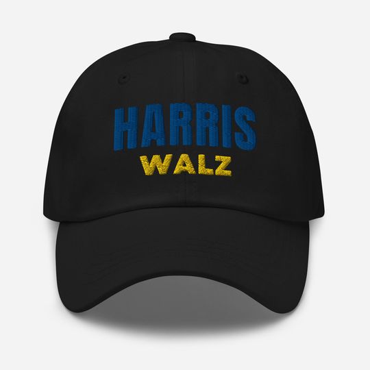 Harris Walz 2024 Embroidered Hat, Harris Walz Cap, 2024 Elections