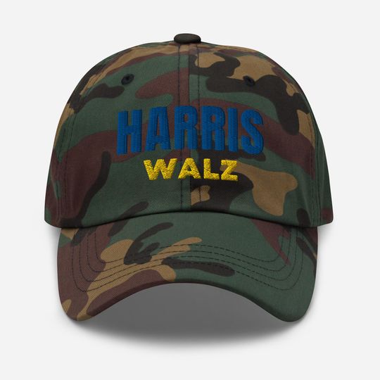 Harris Walz 2024 Embroidered Hat, Harris Walz Cap, 2024 Elections