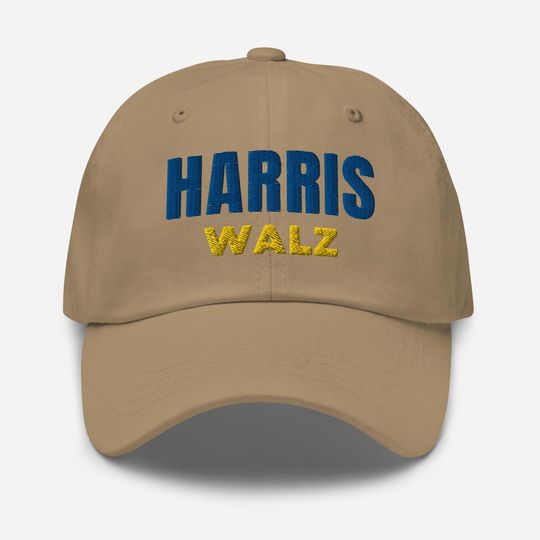 Harris Walz 2024 Embroidered Hat, Harris Walz Cap, 2024 Elections