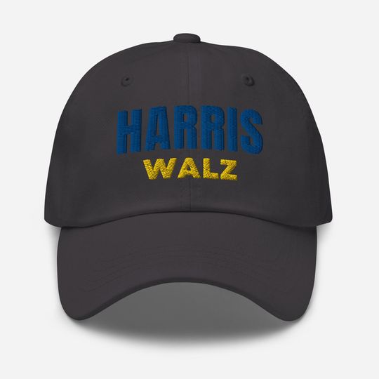 Harris Walz 2024 Embroidered Hat, Harris Walz Cap, 2024 Elections