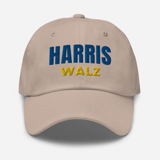 Harris Walz 2024 Embroidered Hat, Harris Walz Cap, 2024 Elections