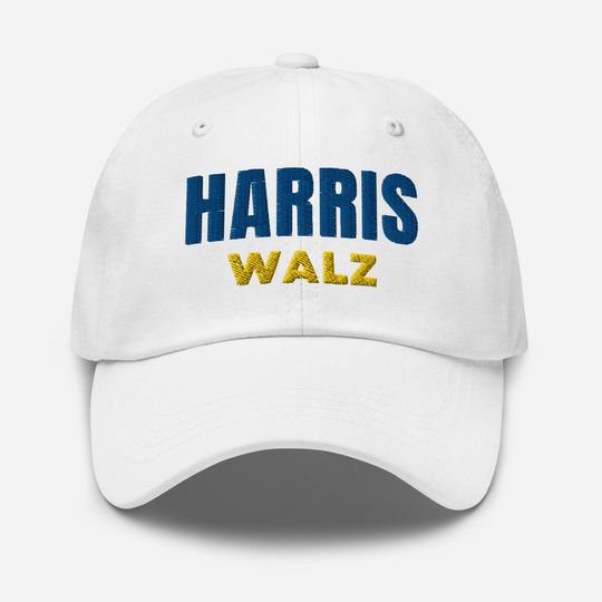 Harris Walz 2024 Embroidered Hat, Harris Walz Cap, 2024 Elections