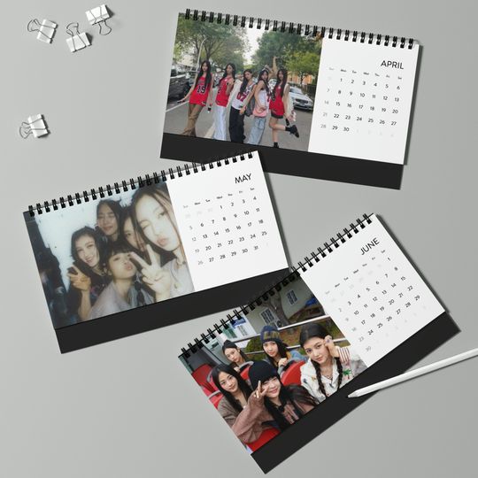 New Jeans Kpop Desktop Calendar (2024)